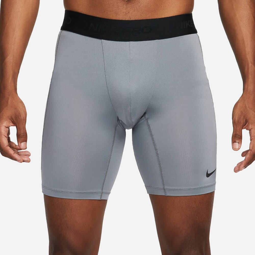 Nike Pro Men's Dri-FIT Fitness Long Shorts (Small) Gray NWT